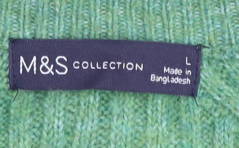 Marks & Spencer Women's Green Cardigan - L Size