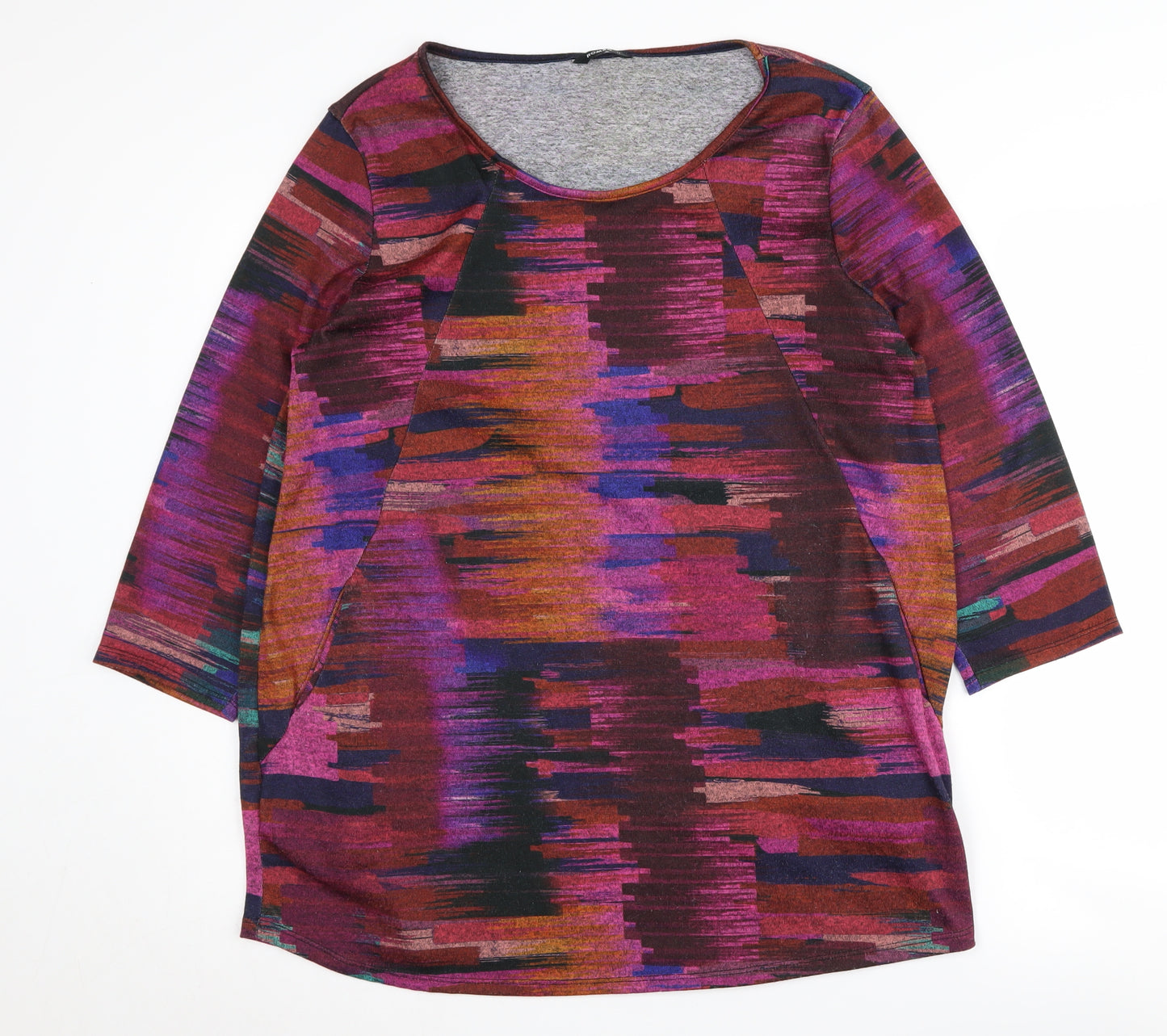 Roman Women’s Multicoloured Tunic Jumper Size 14