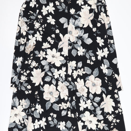 Old Navy Women's Black Floral Medium Shift Dress
