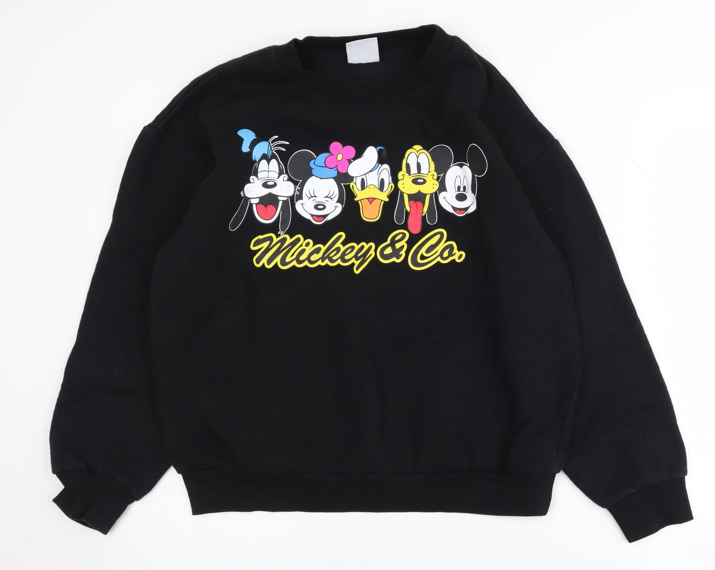 Mickey & Co. Unisex Black Pullover Sweatshirt M