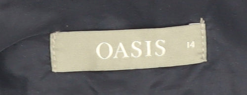 Oasis Women's Black Trousers - Size 14