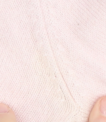 Woolovers Women's Pink Merino Wool Cashmere Jumper S