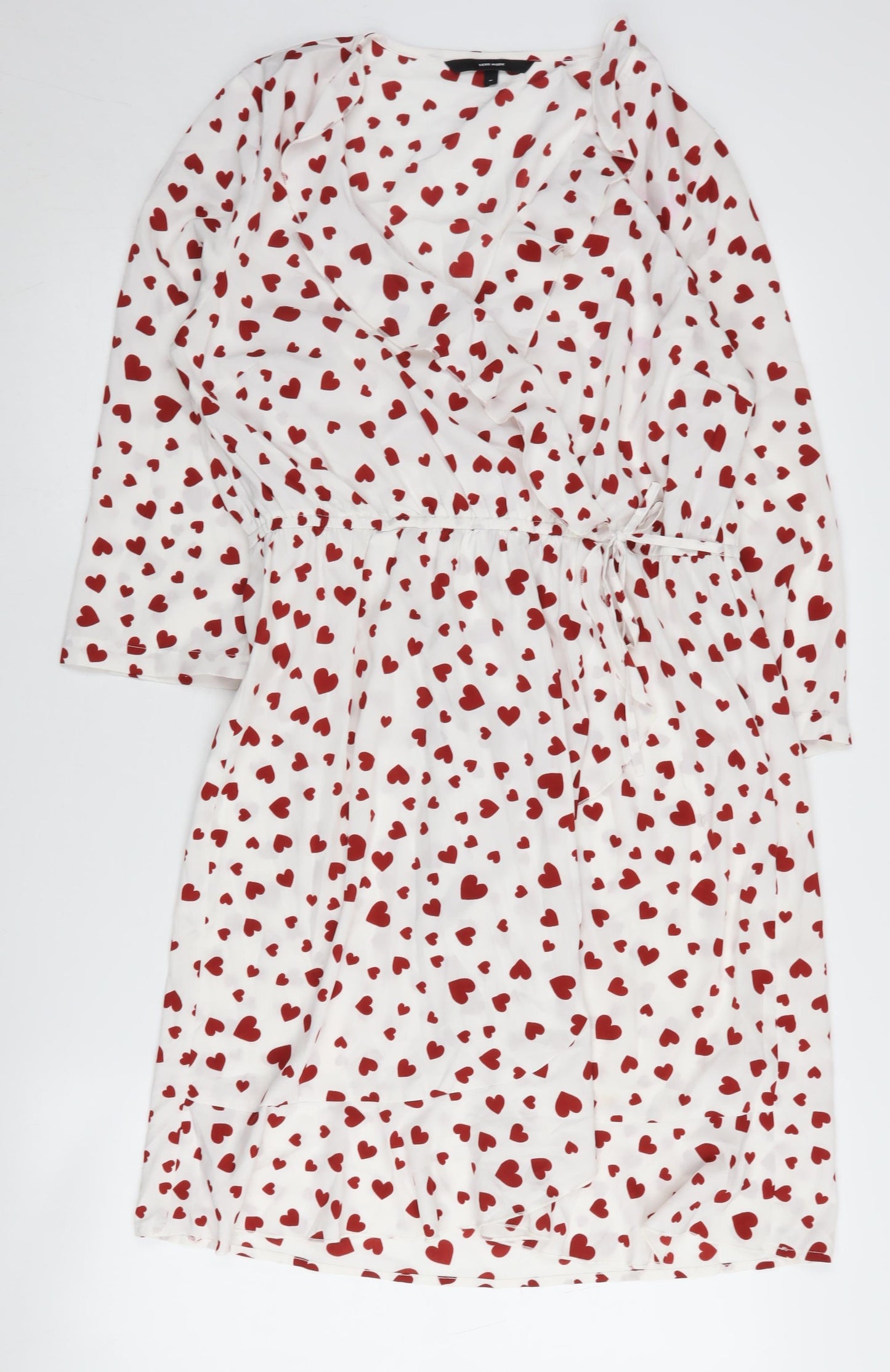 Vero Moda Women's White Wrap Dress M