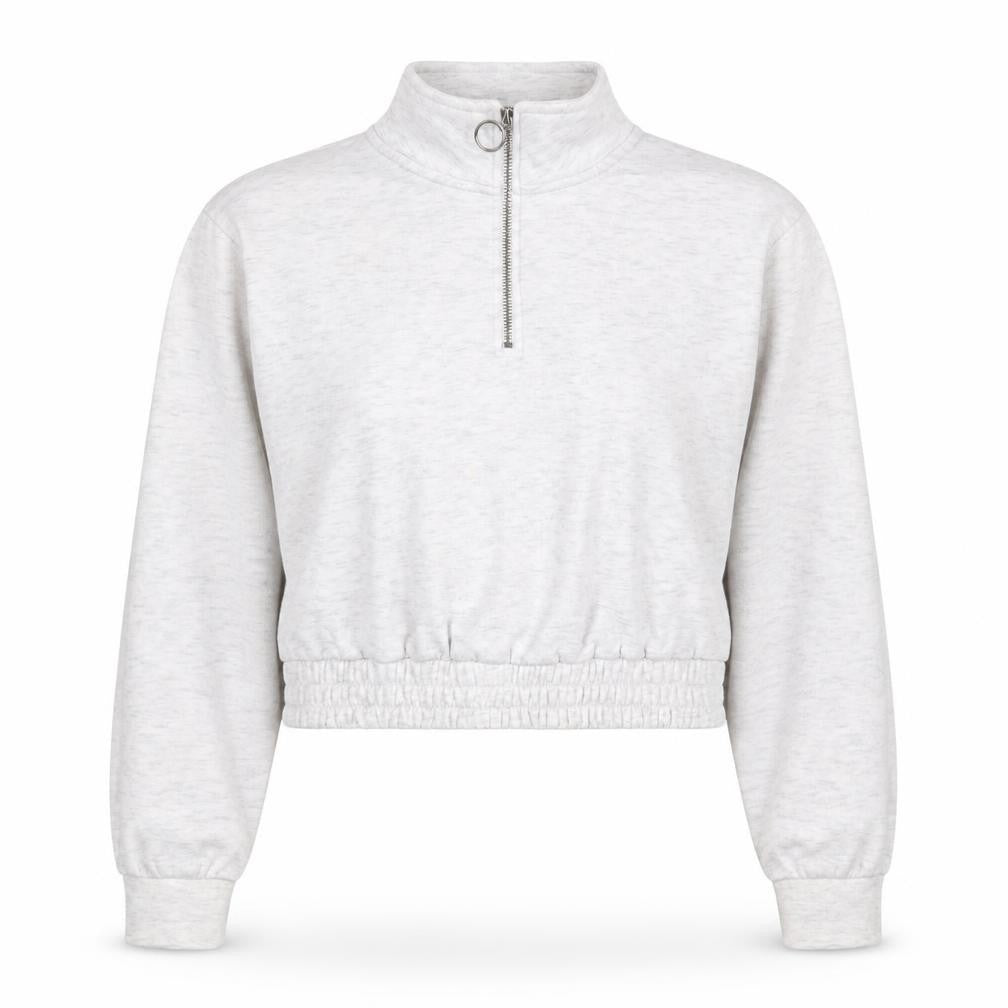 Front view of Slazenger Women's Grey Pullover Sweatshirt, size 14