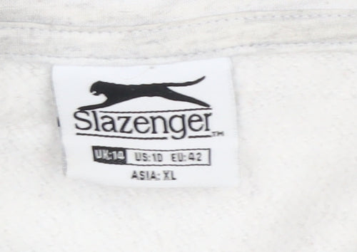 Slazenger Women's Grey Pullover Sweatshirt Size 14