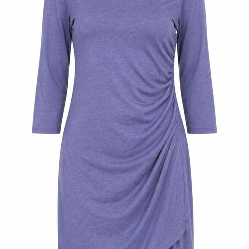 Scarlett Women's Blue Dress, M, V-Neck, 3/4 Sleeve