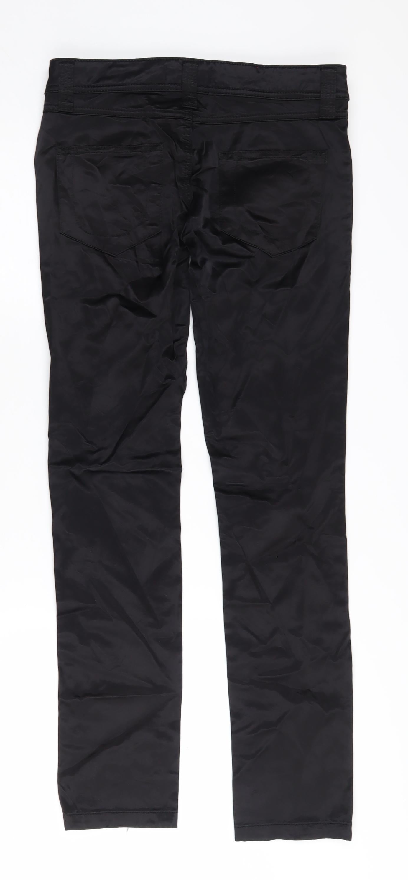 Miss Selfridge Women's Black Straight Jeans Size 10