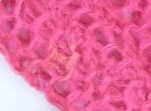 Women's Pink Open-Knit Jumper UK Size 6