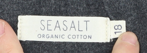 Seasalt Women's Grey Ankle Leggings - Organic Cotton