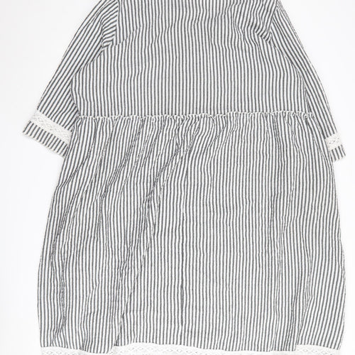 Zedd Plus Women's Striped Shirt Dress Size 4