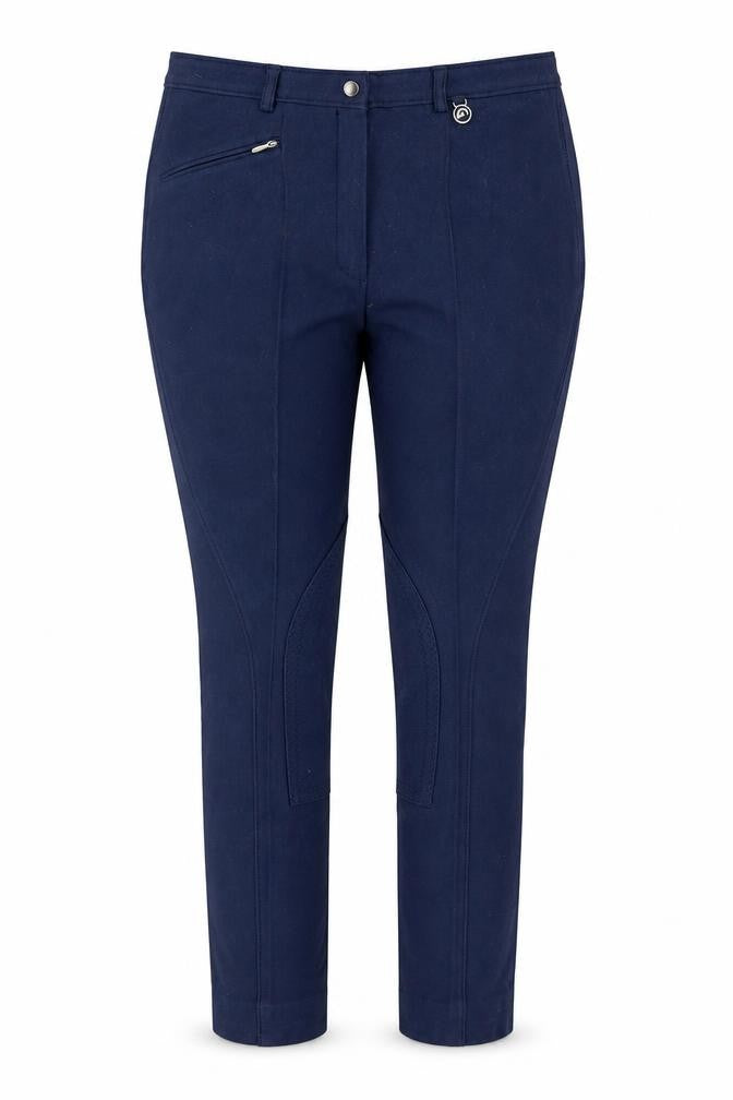 Front view of John McDougall Women's Blue Jogger Trousers, size 14