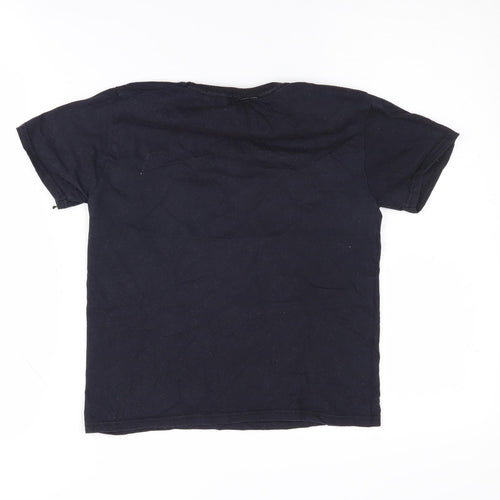Miss E-Vie Girls Black Graphic T-Shirt 7-8 Years