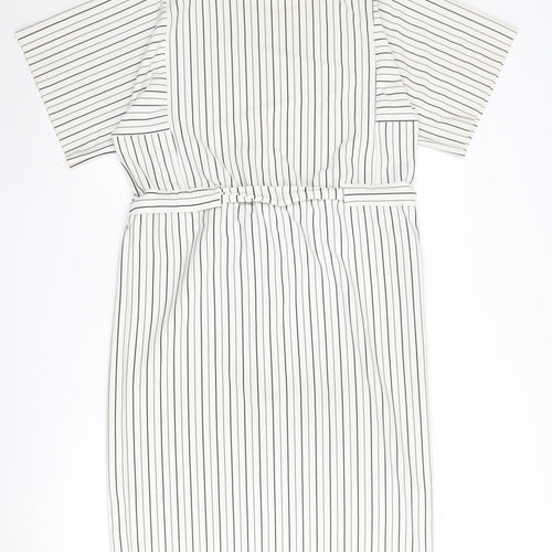 Miss Selfridge Women's Striped Kimono Sleeve Dress