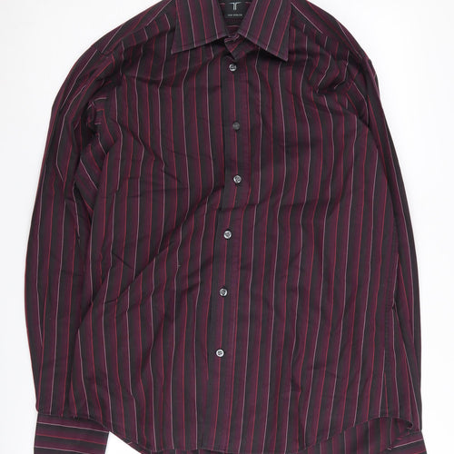 Tom English Men's Multicoloured Striped Shirt M