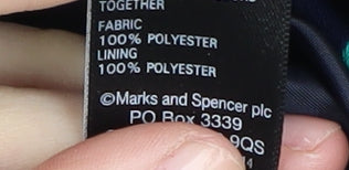 Marks and Spencer Women's Blue Geometric Skirt Size 16