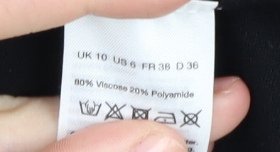 Warehouse Women's Black Pullover Jumper Size 10