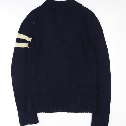 Abercrombie & Fitch Men's Blue Cardigan, Size S