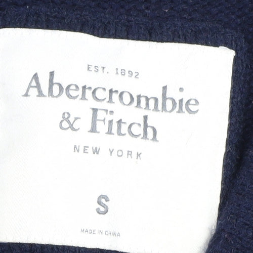 Abercrombie & Fitch Men's Blue Cardigan, Size S