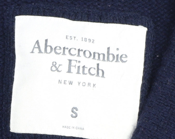 Abercrombie & Fitch Men's Blue Cardigan, Size S