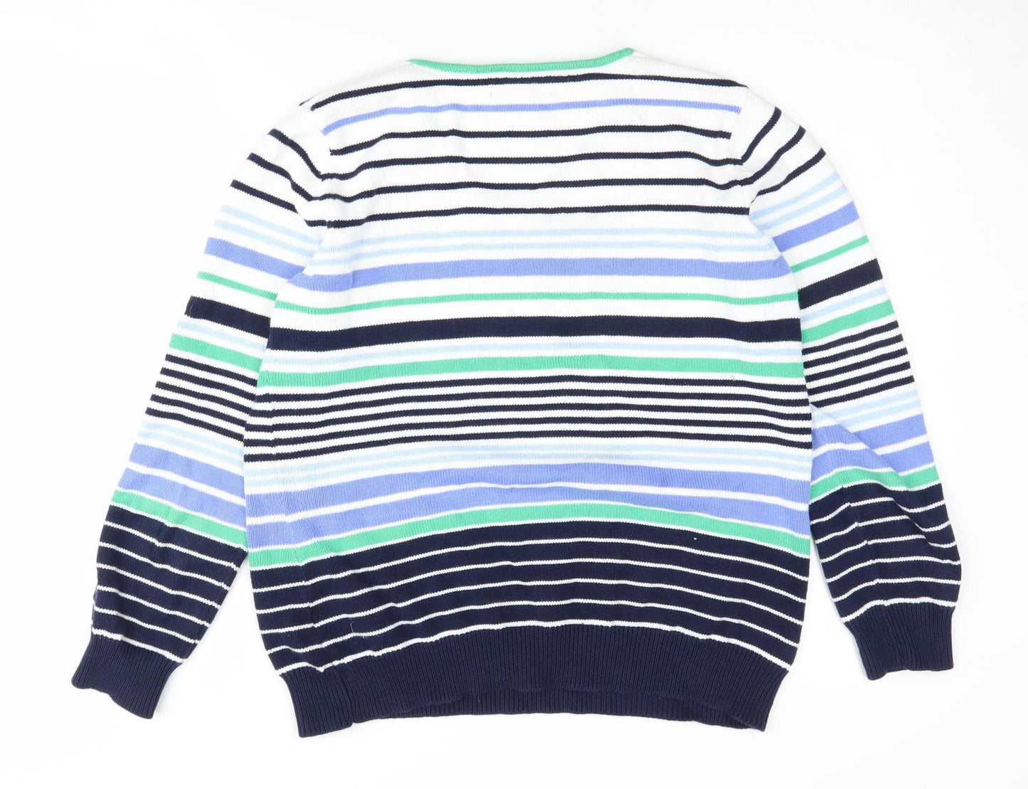 Tulchan Women's Multicoloured Striped Pullover Jumper M