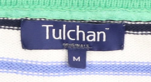 Tulchan Women's Multicoloured Striped Pullover Jumper M