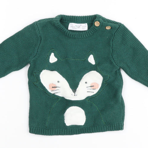 René Rofé Unisex Baby Green Animal Jumper 3-6 Months