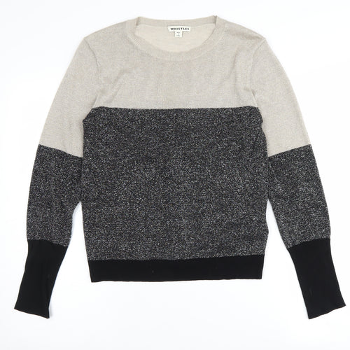 Whistles Women's Multicoloured Jumper, Size 10