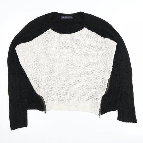 Marks and Spencer Women's Black Jumper, Size 10, Crew Neck