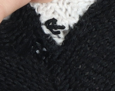 Marks and Spencer Women's Black Jumper, Size 10, Crew Neck