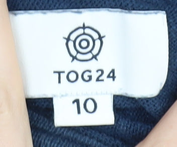 Blue TOG24 Women's Pullover Hoodie, Size 10, Cotton