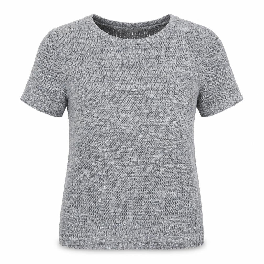 Front view of Marks & Spencer Women's Grey jumper, size 16