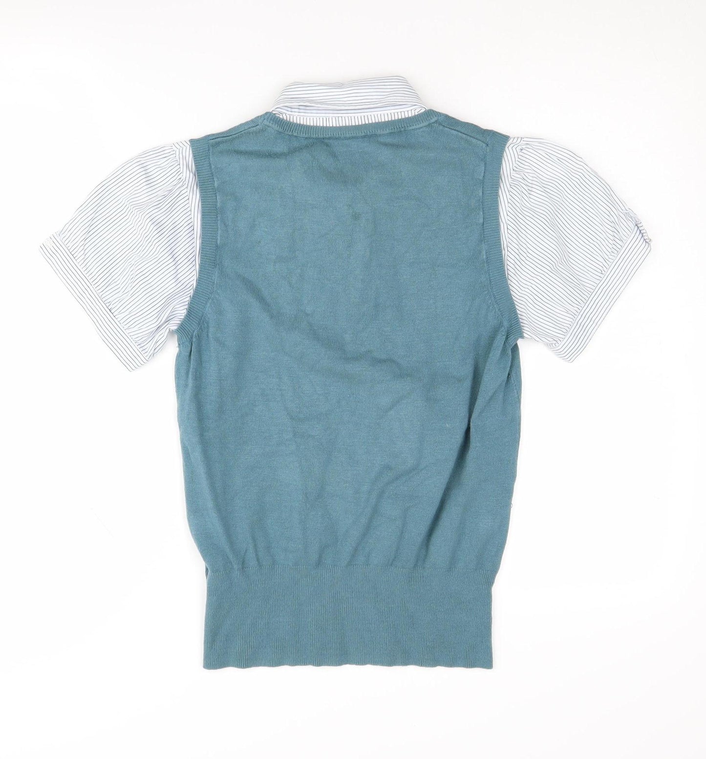 Zingara Women's Blue Vest Jumper UK 14