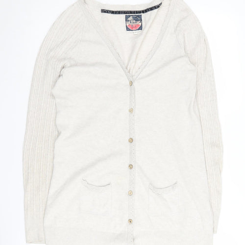 Mantaray Women's Ivory Cardigan Size 10