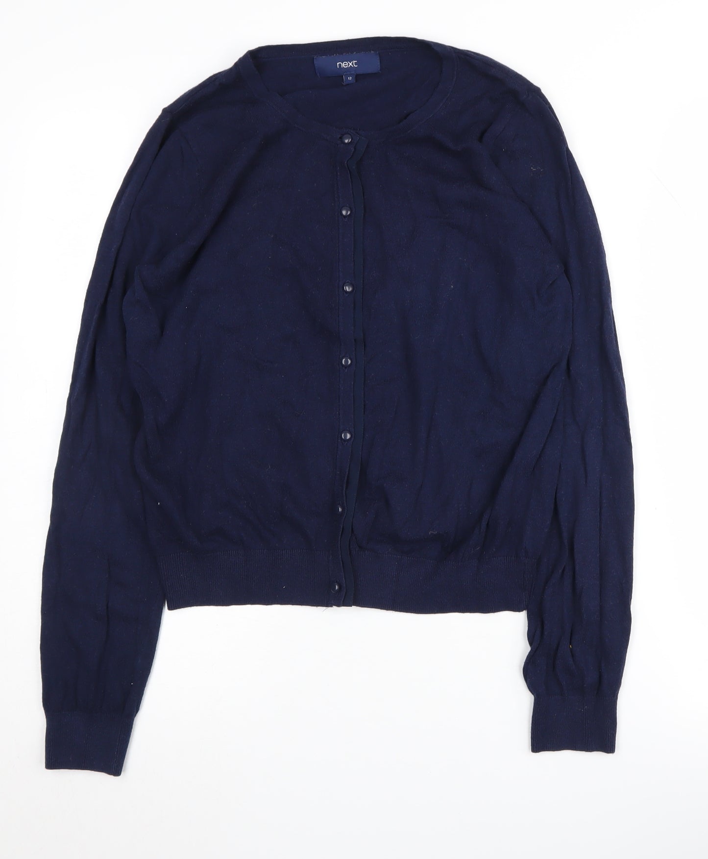 Next Women's Blue Cardigan Size 12, Crew Neck