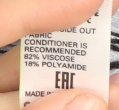 Marks and Spencer Women's Blue Floral Jumper Size 6