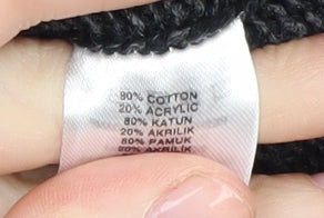 Maine New England Men's Black Knit Zip Jacket XL