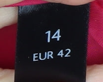 BHS Women's Pink Knee Length Sheath Dress Size 14