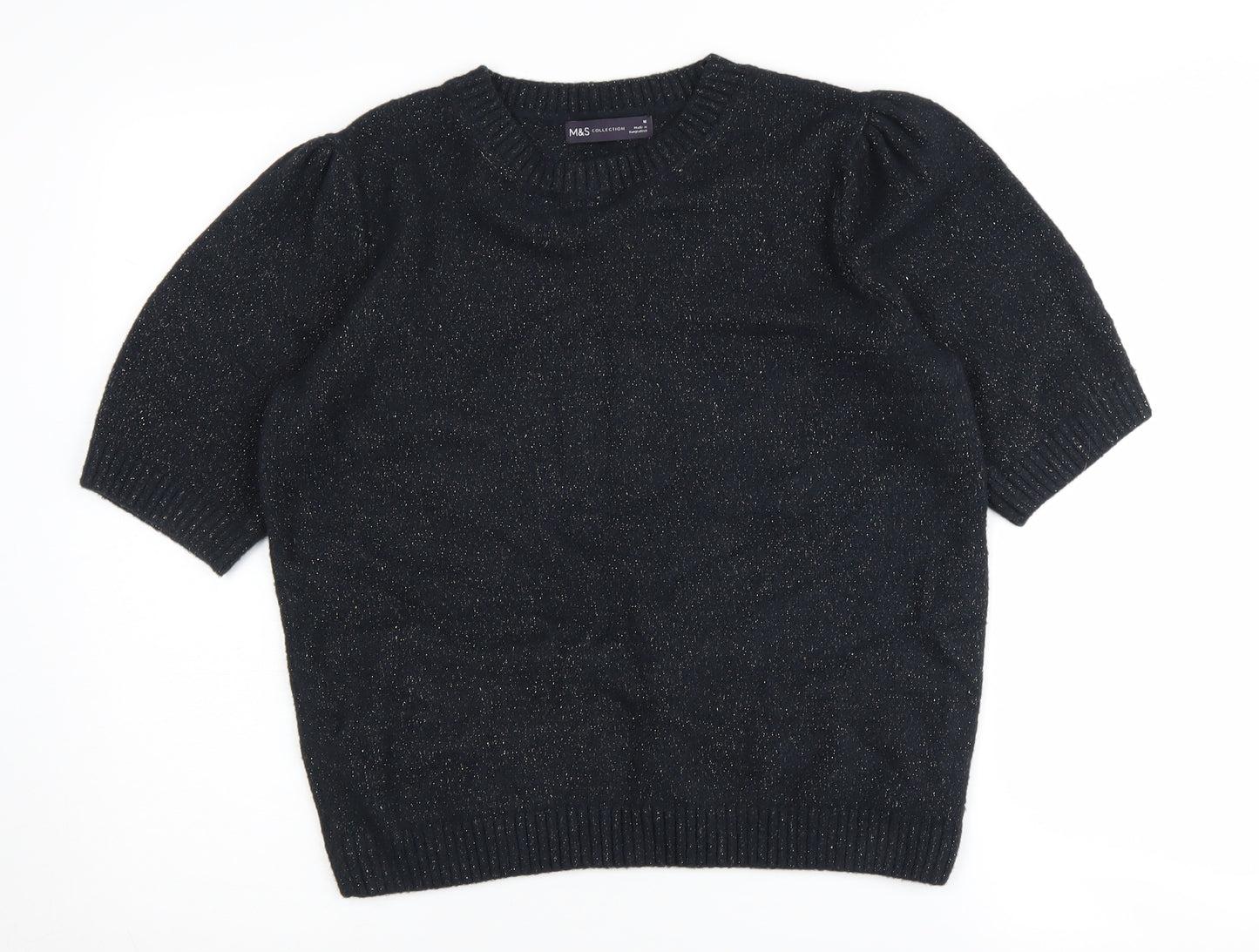 Marks and Spencer Women's Black Pullover Jumper M