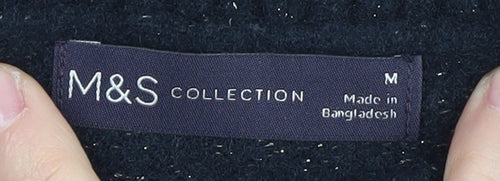 Marks and Spencer Women's Black Pullover Jumper M