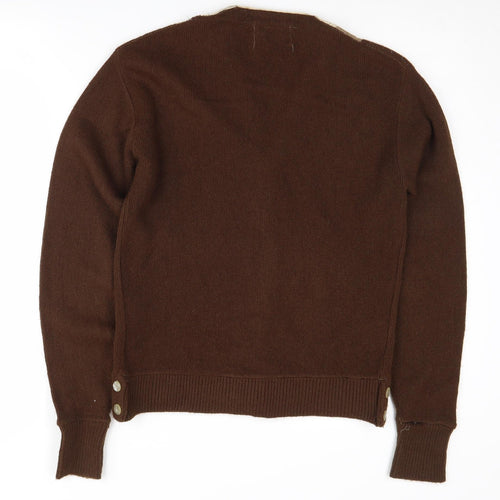 Revere Women's Brown Cardigan, Size S, Button Accents