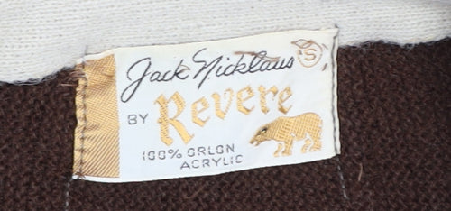 Revere Women's Brown Cardigan, Size S, Button Accents