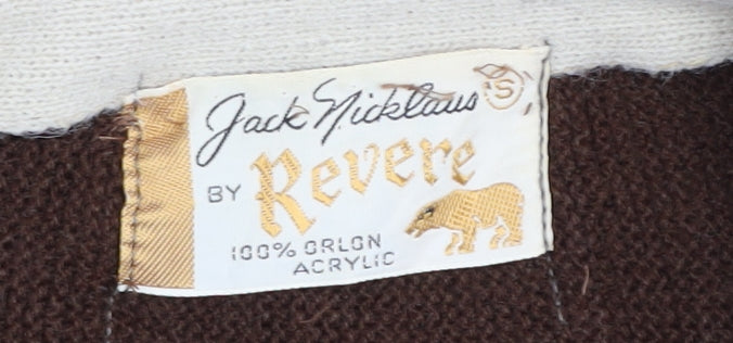 Revere Women's Brown Cardigan, Size S, Button Accents