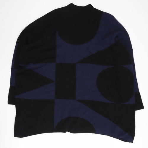 John Lewis Women's Black Geometric Knit Jumper, Size L
