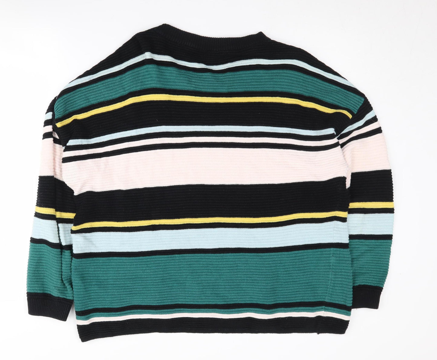 H&M Women's Multicoloured Striped Jumper M