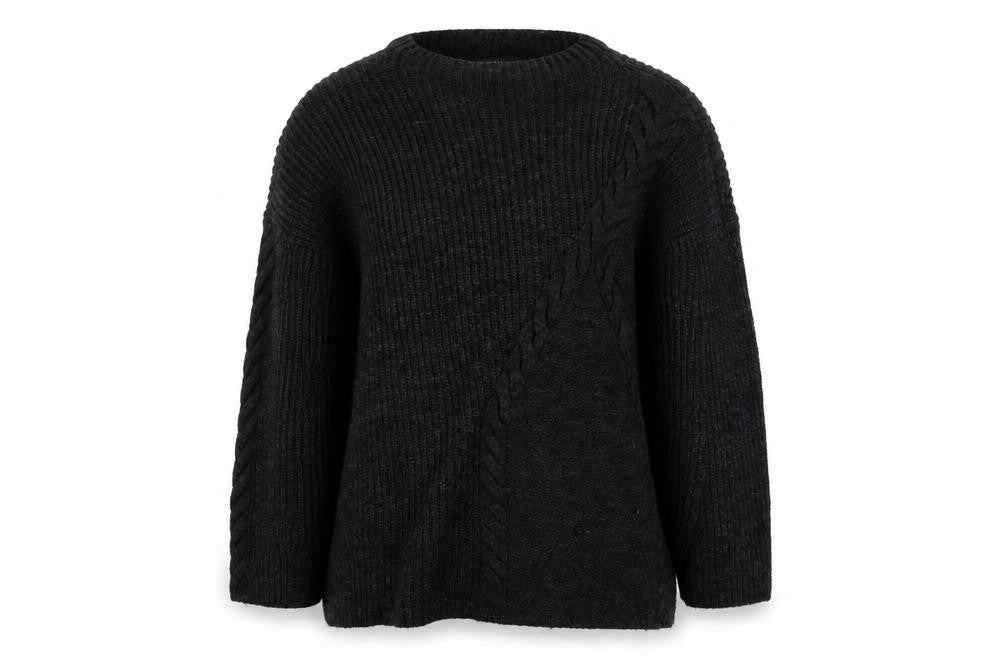 Front view of Marks & Spencer Women's Black Medium Jumper