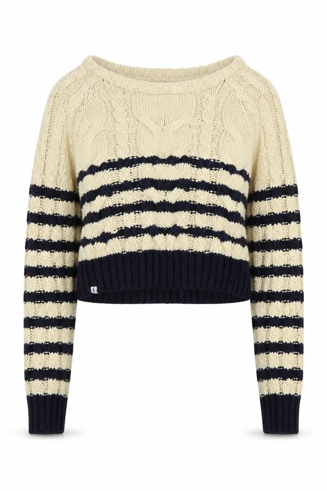 SoulCal&Co Women's Beige & Black Striped Jumper Size 12