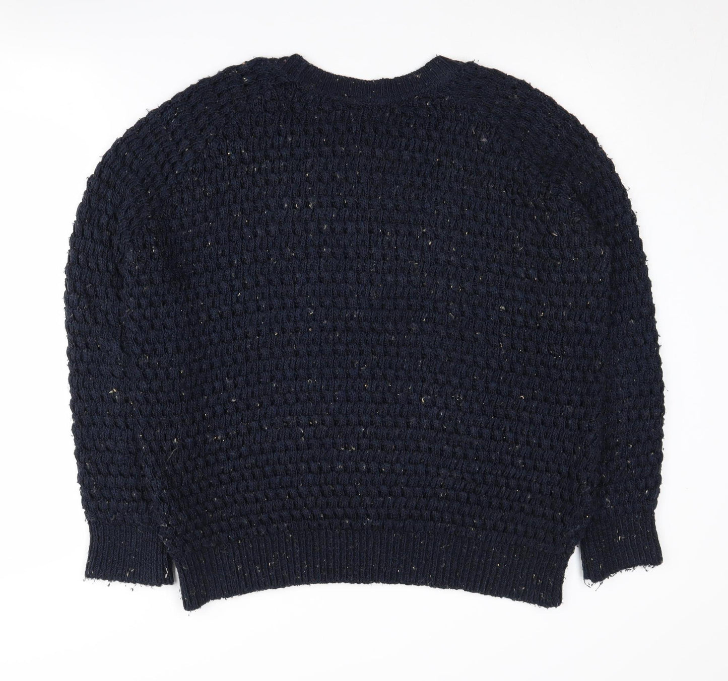 Topshop Women's Blue Crew Neck Pullover Jumper Size 10