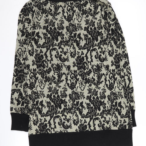 Nina Leonard Women's Black M Pullover Jumper