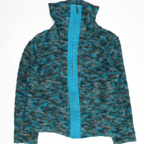 Marks and Spencer Women's Multicoloured Full Zip Jumper, Size L