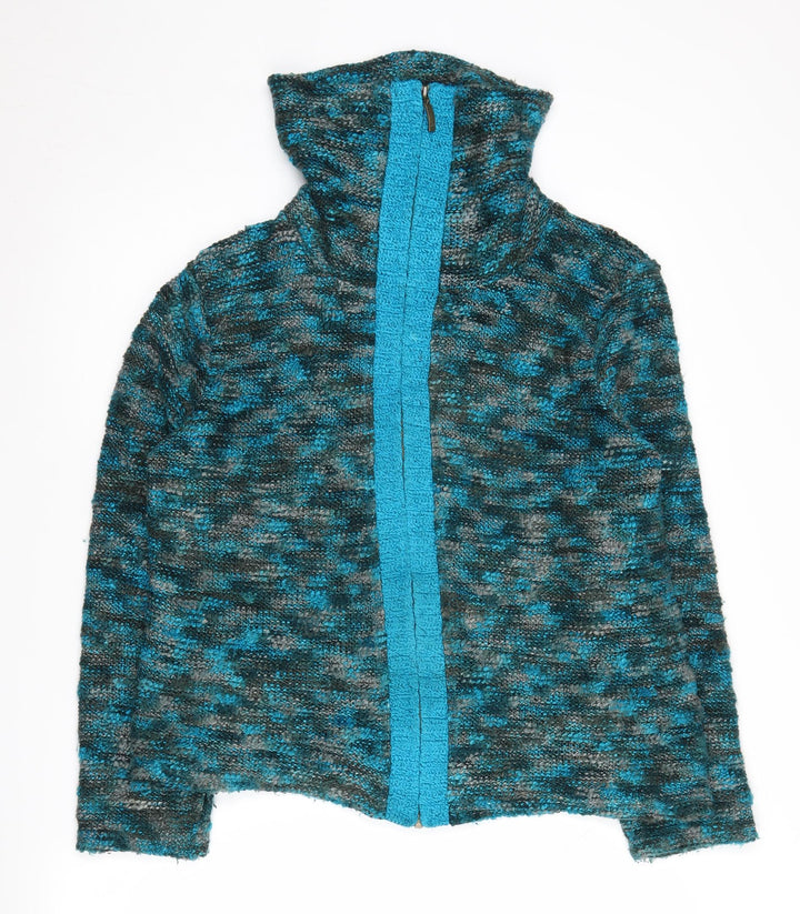 Marks and Spencer Women's Multicoloured Full Zip Jumper, Size L